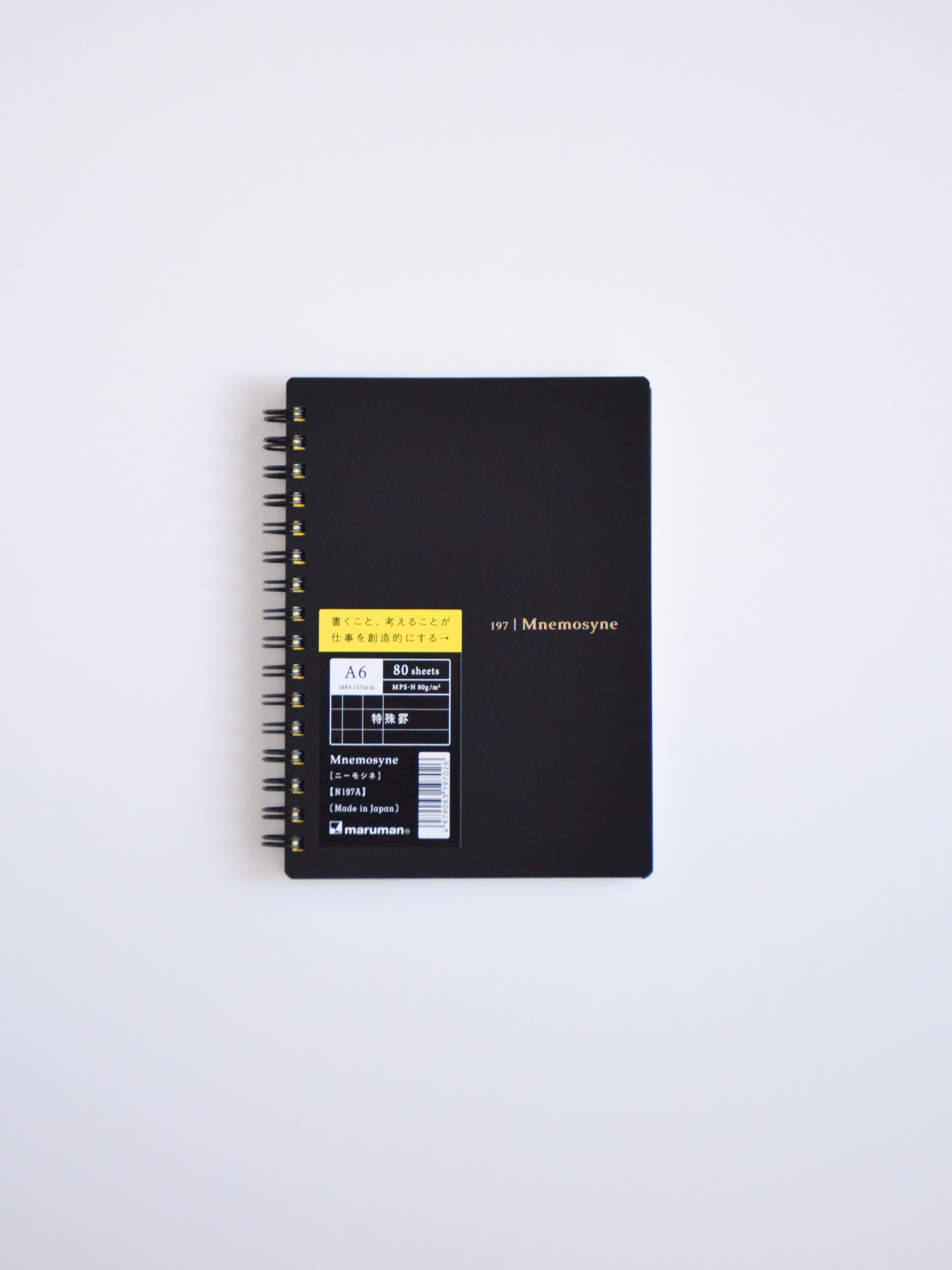 Maruman Mnemosyne N197A Today's Act Notebook - A6 - Made in Japan