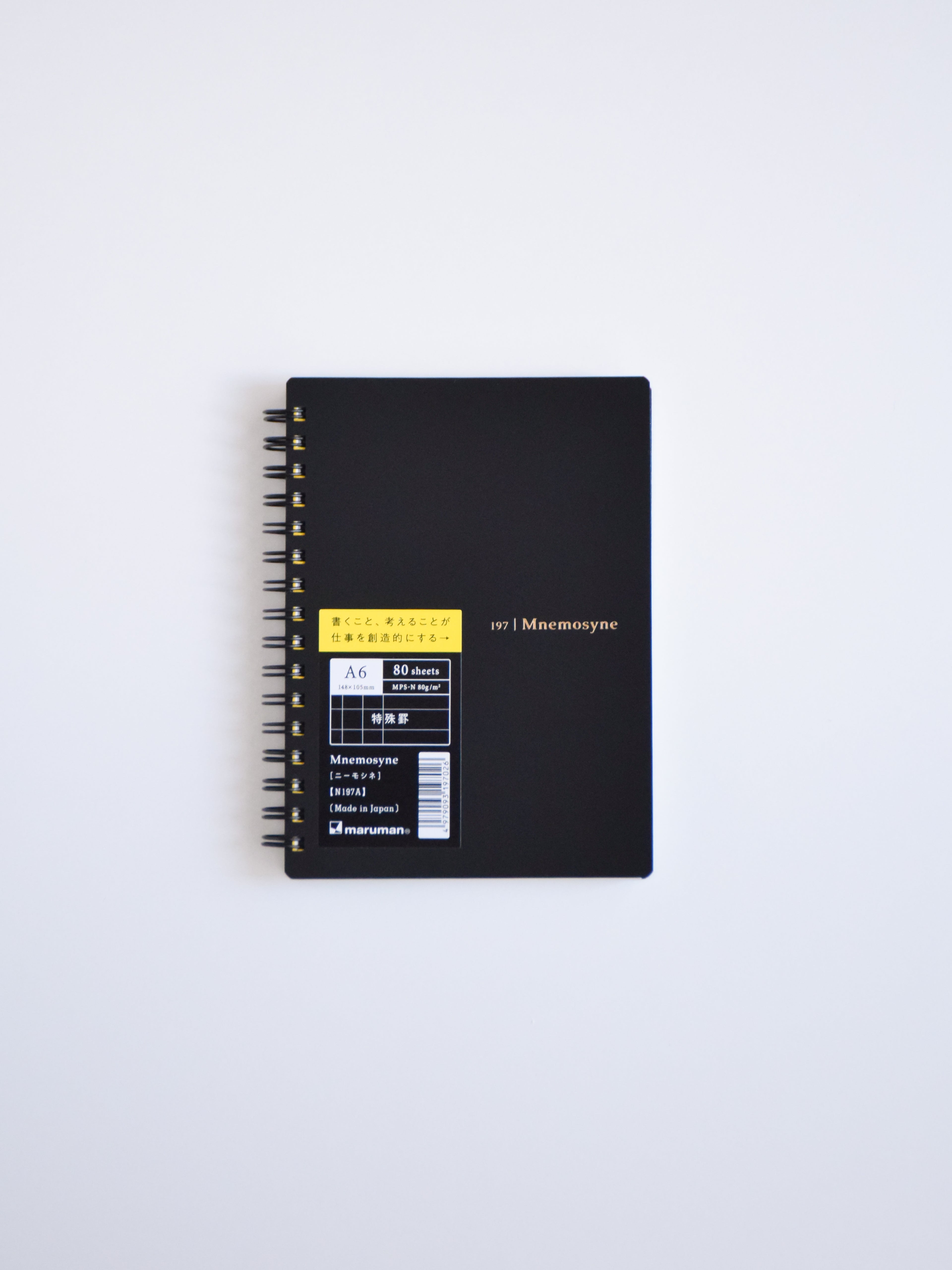Maruman Mnemosyne N197A Today’s Act Notebook - A6 - Special Ruling - Made in Japan